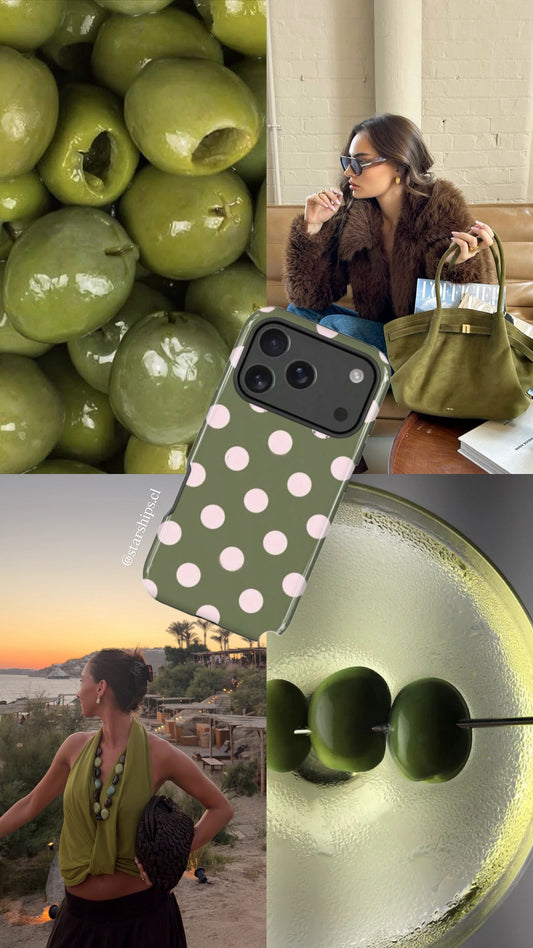 Case Polka verde oliva